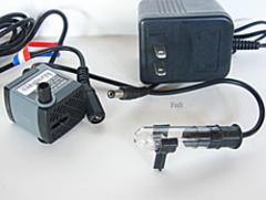 Tiny fountain pumps with 10 watt light